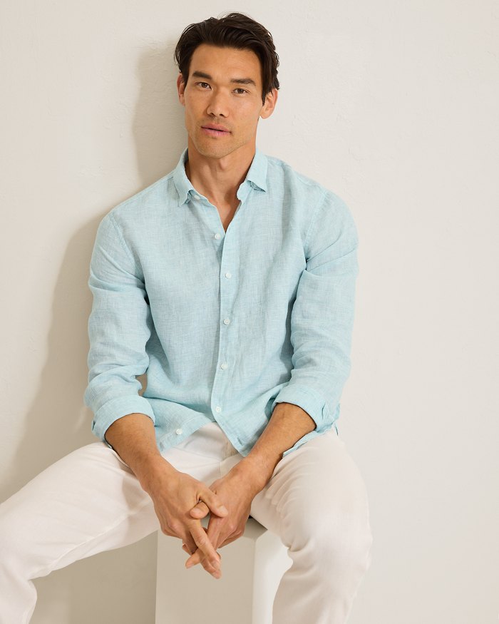 Lennox Linen Long-Sleeve Shirt