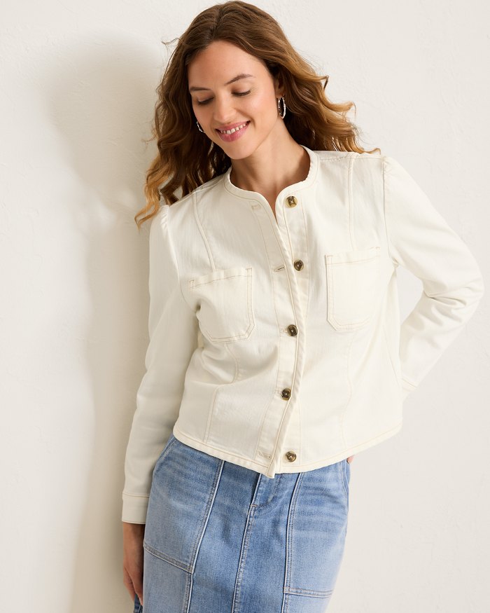 Cropped Denim Jacket