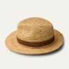 Crochet Raffia Packable Hat
