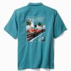 Big & Tall Tommy Bahama Grand Prix Silk Camp Shirt